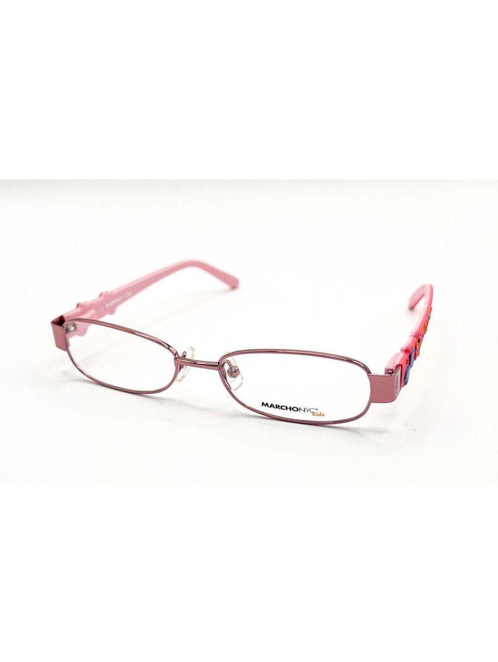 Marchon Nyc Olivia 612 Pink Watermelon Authentic Eyeglasses 48-15-125